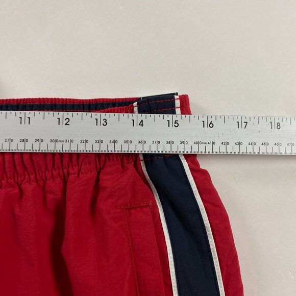 Abercrombie & Fitch Red Sweatpants with Black Stripes - Picture 12 of 16